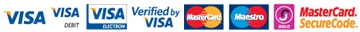 All major credit and debit cards accepted